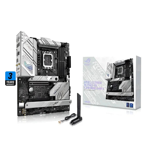 ASUS ROG Strix B760-A Gaming WiFi Motherboard – Intel LGA 1700, DDR5, ATX, 3-Year Warranty ASUS ROG Strix B760-A Gaming WiFi Motherboard – Intel LGA 1700, DDR5, ATX, 3-Year Warranty